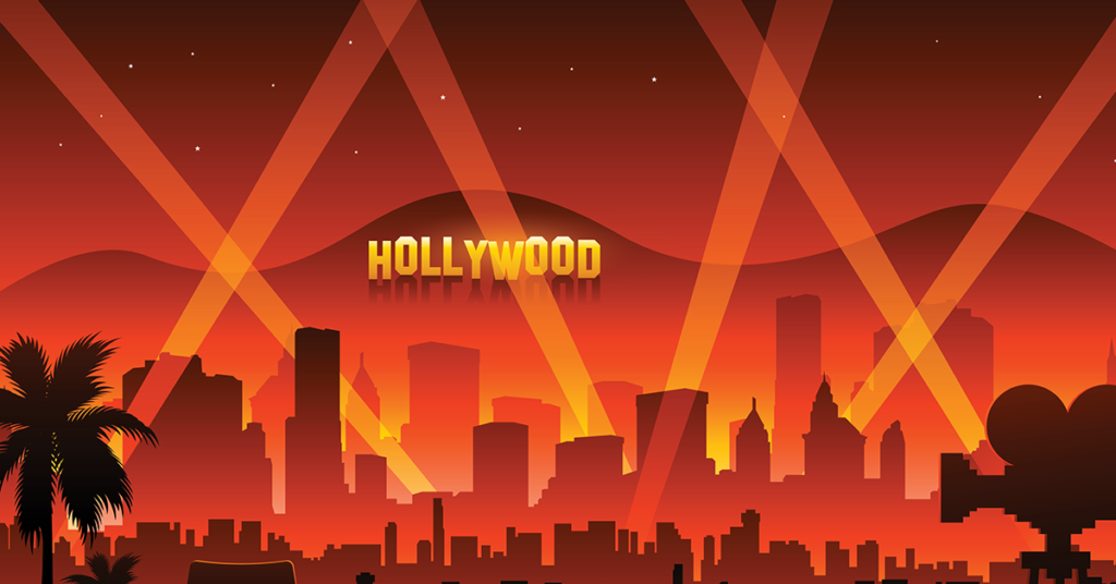 hollywood digital illustration