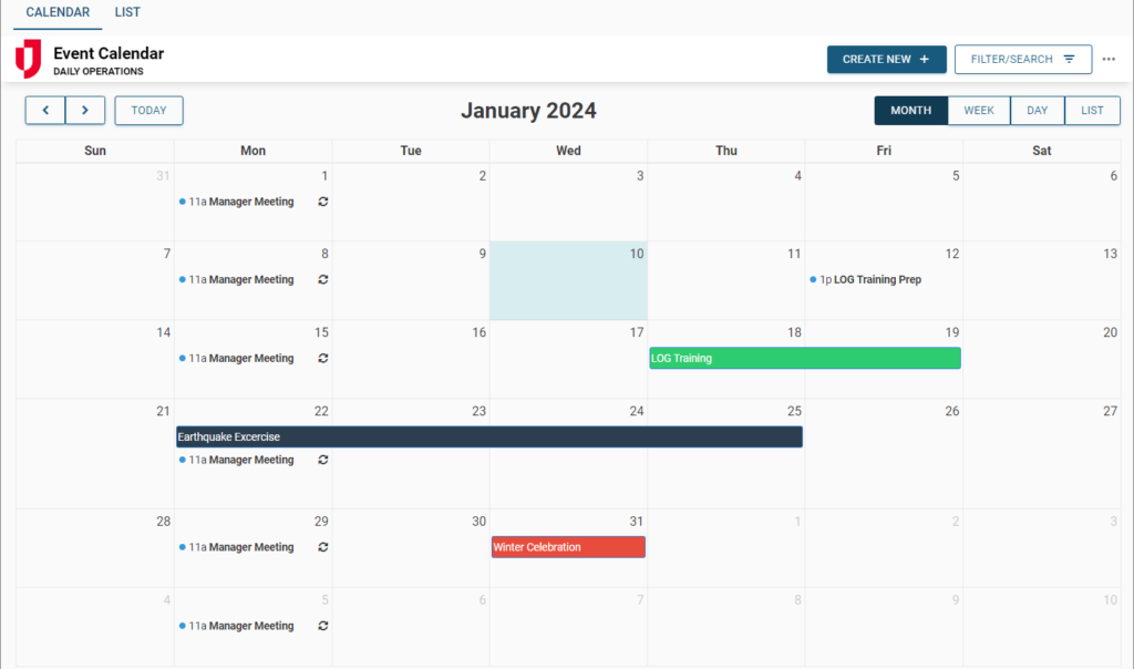 Event Calendar