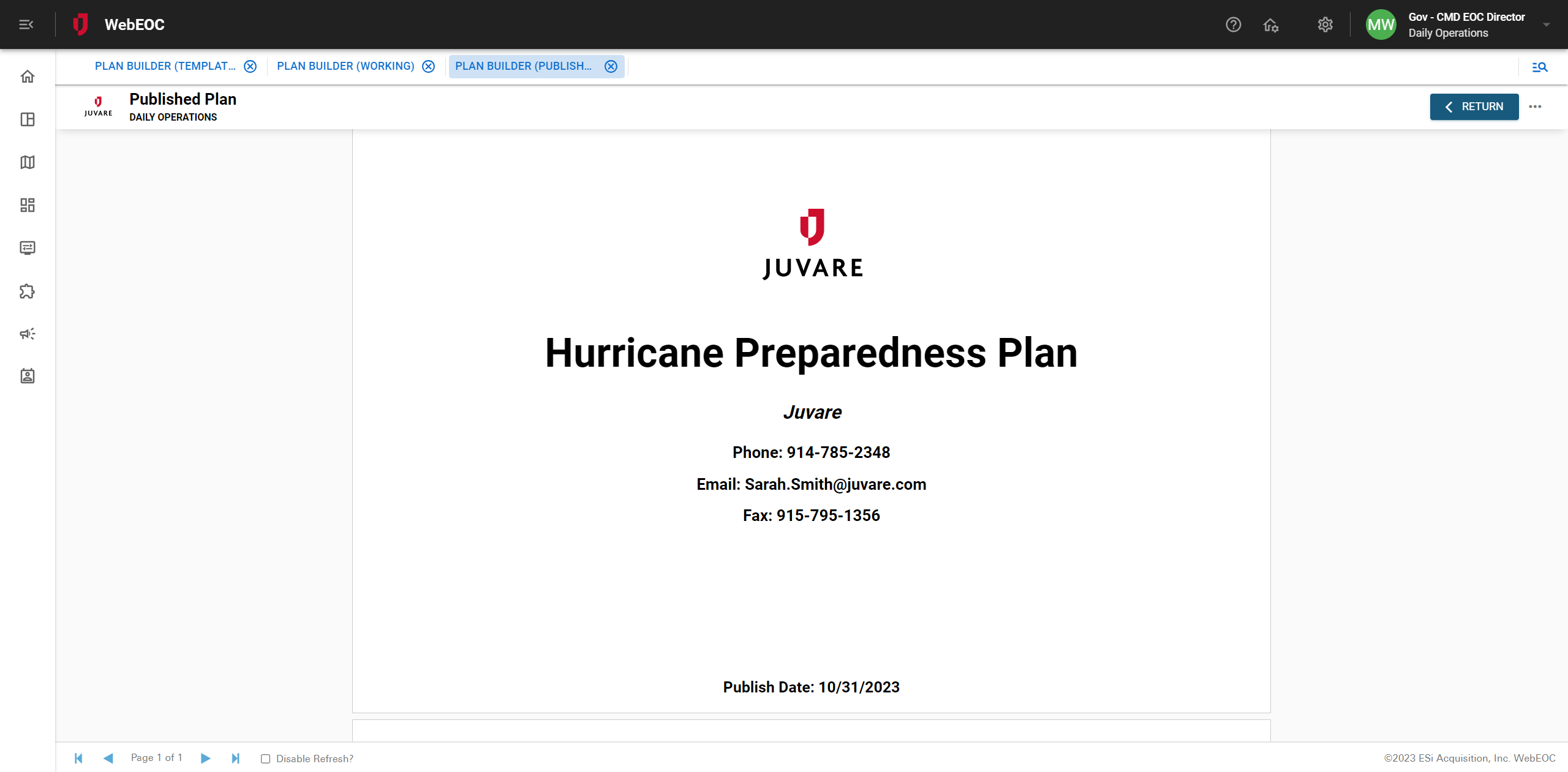 Plan Builder